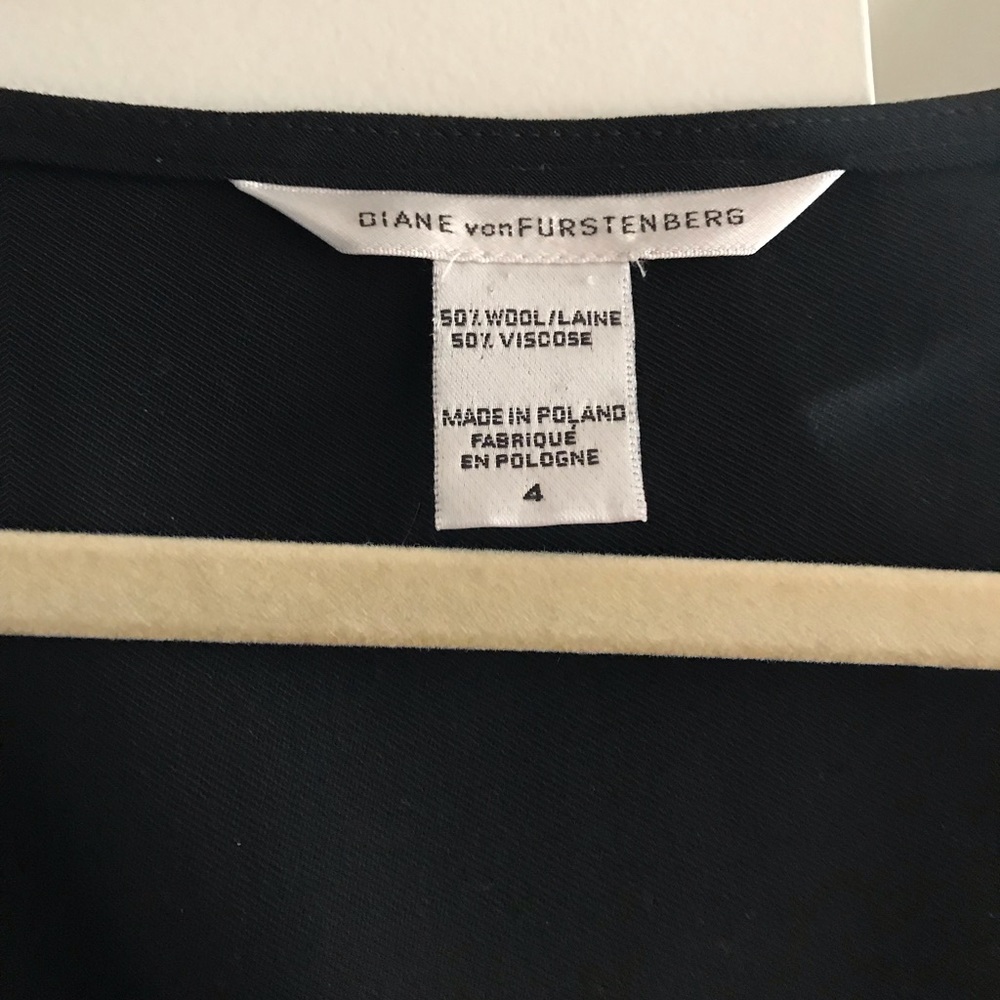 Diane Von Furstenberg Black wrap dress